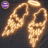 Angle wings Neon Sign